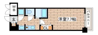 STATION COURT NORTH【2階】の間取り