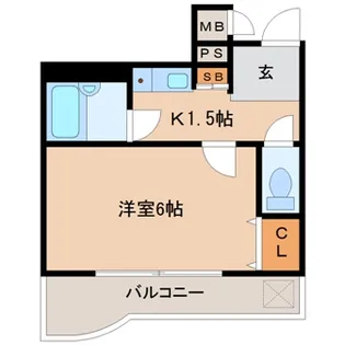 フォルティナドムス【4階】の間取り