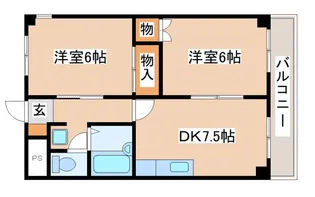 ハイライフ雲雀ヶ丘【301号室】の間取り