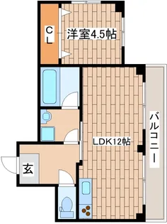 リアン春日野道【3階】の間取り