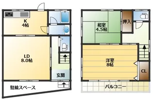 兵庫県神戸市灘区大石北町【一戸建】の間取り