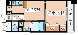 シーズン神戸新長田【4階】の間取り