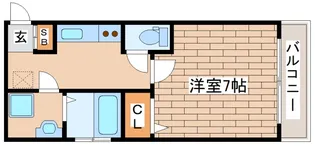 ワンゴークレスト【6階】の間取り
