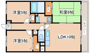 ストークコート【704号室】の間取り
