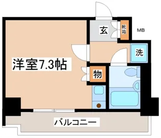 兵庫県神戸市兵庫区中道通1丁目【マンション】の間取り