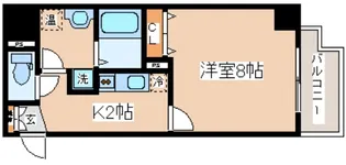 アドバンス三宮Ⅱライズ【5階】の間取り