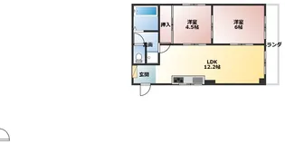 吉田マンション【104号室】の間取り