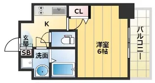 神戸国香通FUTUR【15階】の間取り