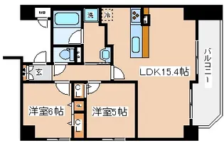 サムティグランツ神戸【8階】の間取り