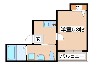 NET−K神戸西【301号室】の間取り