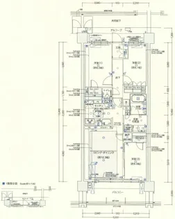 プラウドシティ神戸西神南【103号室】の間取り