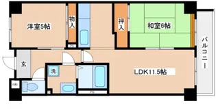 ワインベール新長田【702号室】の間取り