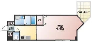 サンビレッジ布引【3階】の間取り