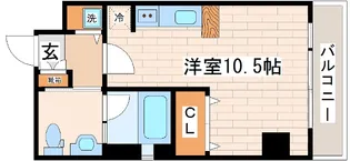 ヴォールゲファレン【5階】の間取り