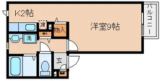 シャーメゾンKOBE【2階】の間取り