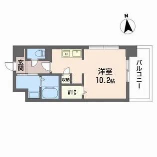 CANALCOURTKOBE【5階】の間取り