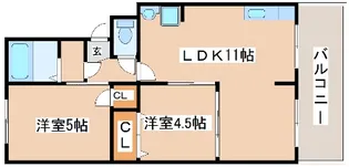 CASA BELLEZZA カーサ・ベレッツァ【1階】の間取り