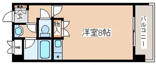 元町MGレヂデンスⅢ【6階】の間取り