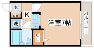 エスコートパレス【102号室】の間取り