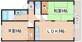 グレースなぎさ【202号室】の間取り