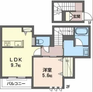 シャーメゾンシスコート【2階】の間取り