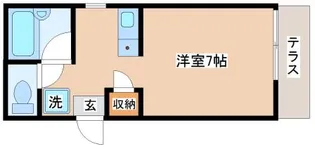 リバティミラ【101号室】の間取り