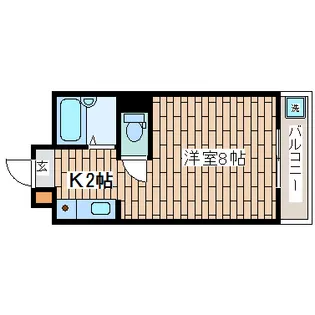 レジデンスアゼリア【4階】の間取り