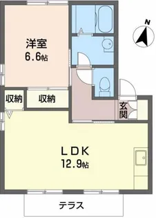 メゾン西山A【1階】の間取り