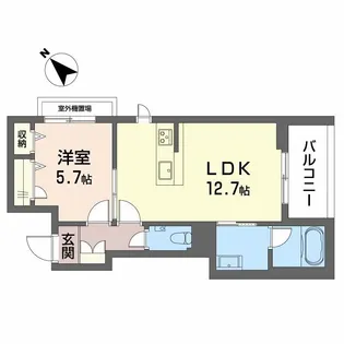 Sha Maison Gardens 水笠【3階】の間取り