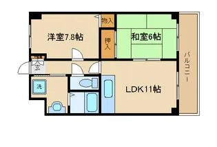 コート宮北【301号室】の間取り