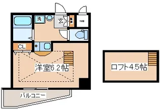 エステムコート神戸県庁前IIIフィエルテ【902号室】の間取り