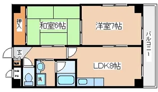 グランアミィ西神戸【402号室】の間取り