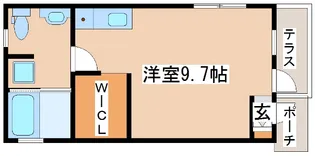 わびハウス【201号室】の間取り