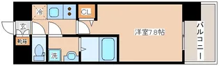 クレストタップ神戸湊町ブラン【10階】の間取り