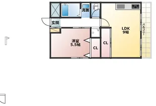 パインヒル向陽【3階】の間取り