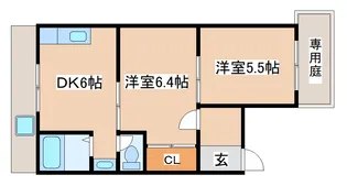 コスモハイツ【202号室】の間取り