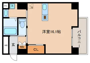 OZ Casa【801号室】の間取り