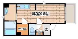 シュヴァル【1階】の間取り