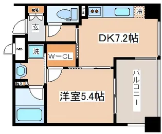 ワコーレ神戸北野セリュックス【2階】の間取り