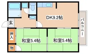 若木ハイツ【205号室】の間取り