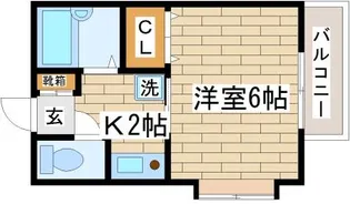 リッチハイツ【1階】の間取り