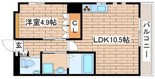シャトーパルモア阪急六甲【2階】の間取り