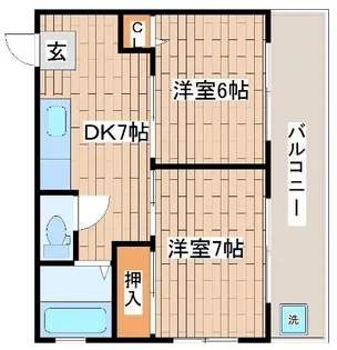 大克マンション【3階】の間取り