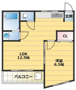 大克マンション【4階】の間取り