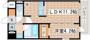 リアライズ神戸長田【507号室】の間取り