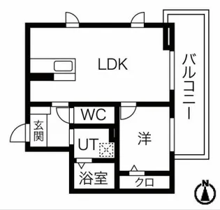 Crest垂水【3階】の間取り