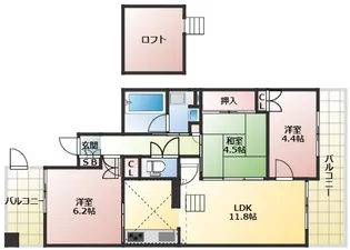 ケーズ・スクエア【1403号室】の間取り