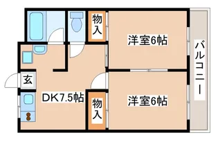 ラッフィナート海運町【2階】の間取り