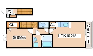 チェリーあい【216号室】の間取り