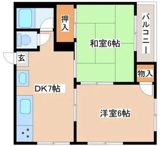 東舞子メゾン【301号室】の間取り